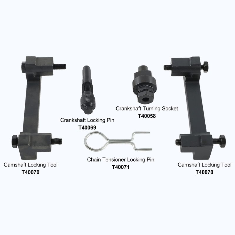 Playoccar T40070 Engine Camshaft Timing Locking Tool Set For Vw Audi A4 A6 A8 Fsi V6 V8 Engines