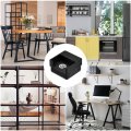 Uxcell 8pcs Plastic Threaded Tube Inserts With M10 Thread For 1 97 X1 Od Square Adjustable Black Plug Caster Insert Chair End