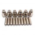 Qiang Han 40pcs Inverter Dc Air Plasma Cutter Ag-60 Cutting Torch Gun Head Consumable Cut40 50 60a Tips Electrodes Groove