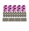 Qiang Han 40pcs Inverter Dc Air Plasma Cutter Ag-60 Cutting Torch Gun Head Consumable Cut40 50 60a Tips Electrodes Groove