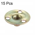 Uxcell 1 4 X25x1 2mm Brad Hole Tee Nut Carbon Steel T-nuts Furniture Hardware Flange Insert Female Thread 15pcs