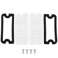 G-plus Back Up Light Lenses Gaskets Lamp Compatible With Buick Skylark Special 1964 1965 A Pair Of  Mounting Screws