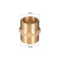 Brass Male To Straight Pipe Hex Fitting G1 2 X Thread Connector 4pcs
