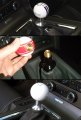 Cuztom Tuning M10 X 1 5 Thread Size Aluminum Gear Shifter Knob Shift Boot Retainer Adapter Red
