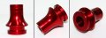 Cuztom Tuning M10 X 1 5 Thread Size Aluminum Gear Shifter Knob Shift Boot Retainer Adapter Red