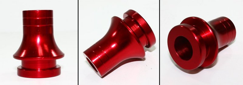 Cuztom Tuning M10 X 1 5 Thread Size Aluminum Gear Shifter Knob Shift Boot Retainer Adapter Red