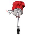 Jdmspeed New Red Cap Super Coil Racing Hei Distributor Replacement For Chevy Sbc 400 350 305 Small Block