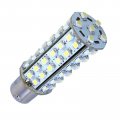 Hqrp 4-pack Ba15s Bayonet Base 66 Leds Smd 3528 Led Bulb Cool White 6300k-7000k 10-30v Dc 5w 320-370 Lumen Compatible With 1141