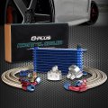 G-plus Universal 10 Row An10 Engine Transmission Oil Cooler Kit Filter Relocation