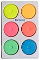 Sax Non-toxic Tempera Paint Cakes 1 11 16 X 5 8 Inch Set Of 6 Assorted Fluorescent Colors 