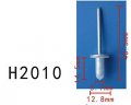 Autobahn88 Rear Bumper-filler Rivet Compatible With Toyota Oem 9026906013 Pack Of 10