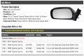 Marketplace Auto Parts Left Driver Side Power Mirror Without Heated Glass Compatible With 1997-2001 Toyota Camry Sedan 4-door 2