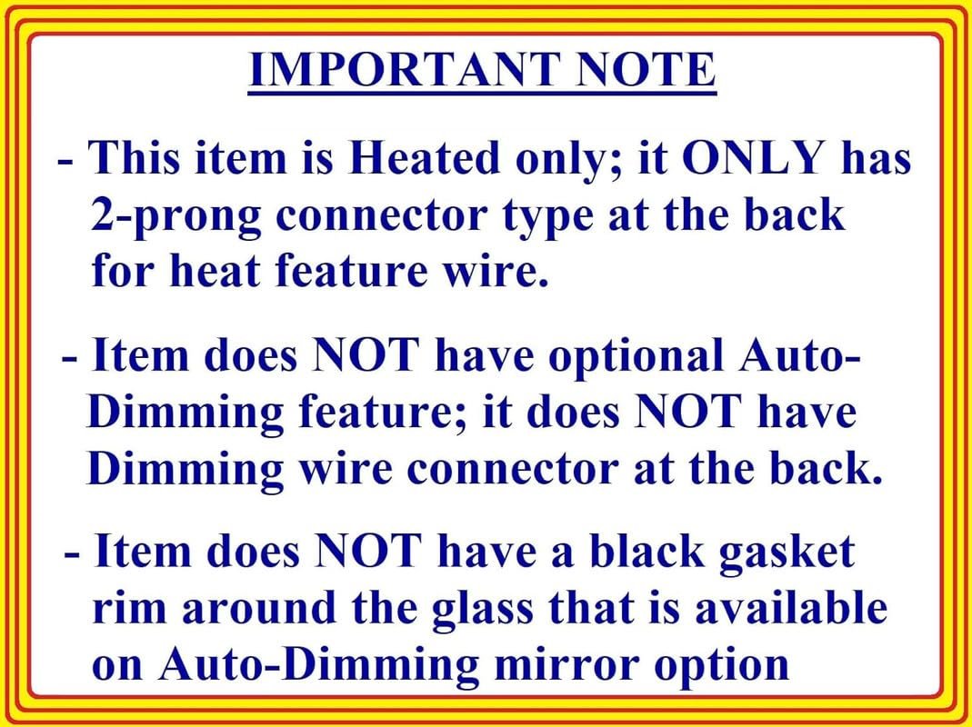 Heated Mirror Glass With Backing Plate For 2011 2015 Chevrolet Chevy Volt Driver Side View Left Lh Flat 6 7 8 In Diagonal