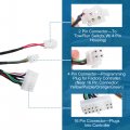 Uxcell Complete Main Wiring Harness Control Wire For Golf Cart Ezgo Txt48 Freedom Txt 48v 2010-2022 Electronic Speed W Port