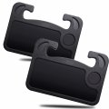 Zone Tech Multi-functional Portable Car Laptop And Food Steering Wheel Tray 2-pack Black Table Car Vehicle Seat Mount Notebook 