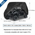 Waltyotur 128 5 X8 5 78 1 Inches Utv Cover Heavy Duty 2 Seater 300d Oxford Cloth Sxs Replacement For Kawasaki Mule 4000 4010