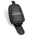 Dodge Charger Rectangle Black Leather Magnetic Sunglass Holder Car Sun Visor Mount Clip Official Licensed 2 5 In X 1 8 Bkt