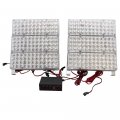 Hqrp 288 Led Amber 3x Mode Deck Dash Grille Emergency Hazard Warning Truck Snow Plow Safety Strobe Lights Plus Coaster