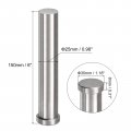 Straight Ejector Pins 25mm 63 64 Dia 65mn Steel Round Tip Punch 150mm 6 Long For Mechanical Maintenance