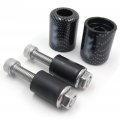 Hongk- Bar Ends Rubber Sliders Compatible With Kawasaki Ninja 500r Ex500 650r Zx600 Zx6 636 Zx6rr B078h4w2ym