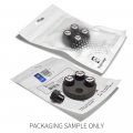 Ipick Image For Chevrolet Corvette C6 Logo In White On Black Aluminum Tire Valve Stem Caps