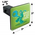 Gumby Green Before It Was Cool Earth Planet Tow Trailer Hitch Cover Plug Insert