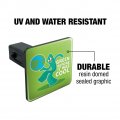 Gumby Green Before It Was Cool Earth Planet Tow Trailer Hitch Cover Plug Insert