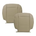 Driver Passenger Side Bottom Leather Seat Cover Beige For Bmw 3 Series E46 1998 1999 2000 2001 2002 2003 2004 2005