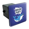 Brain Fart Dolphin Funny Humor Tow Trailer Hitch Cover Plug Insert For 2 In Receivers Black Abs Plastic With Uv Resistant Resin