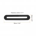 Uxcell Adjustable Corner Code 4pcs 90x19mm Stainless Steel Flat Straight Thickened Slotted Brace Brackets For Fixed Furniture