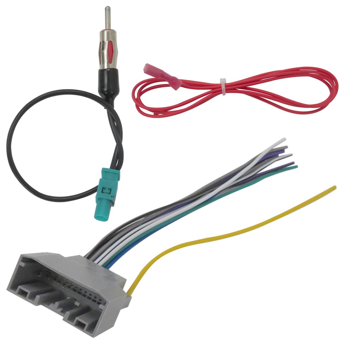 Car Stereo Wiring Harness Radio Wire With Antenna Adapter Connector Fit For 2009-2010 Jeep Commander