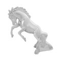 Grand General 48120 Chrome Fighting Stallion Hood Ornament 