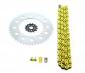 Kawasaki Klx450 R Kx450 F Yellow Chain Sprocket Silver 13 48 114l