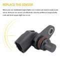 Engine Camshaft Position Sensor Compatible For Hyundai Sonata 2014-2019 Tucson 2019-2021 Santa Fe Sport Veloster N Kia Optima