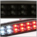 Pair Black Housing Smoked Lens Red 3d Led Bar Tail Lights Dual Row 3rd Brake Light Compatible With Ford Super Duty