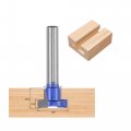Uxcell 1 4 Shank Keyhole Router Bit 5 8 Diameter With 2 To Collet Adapter Carbide Tipped Wood Milling T-slot Cutter