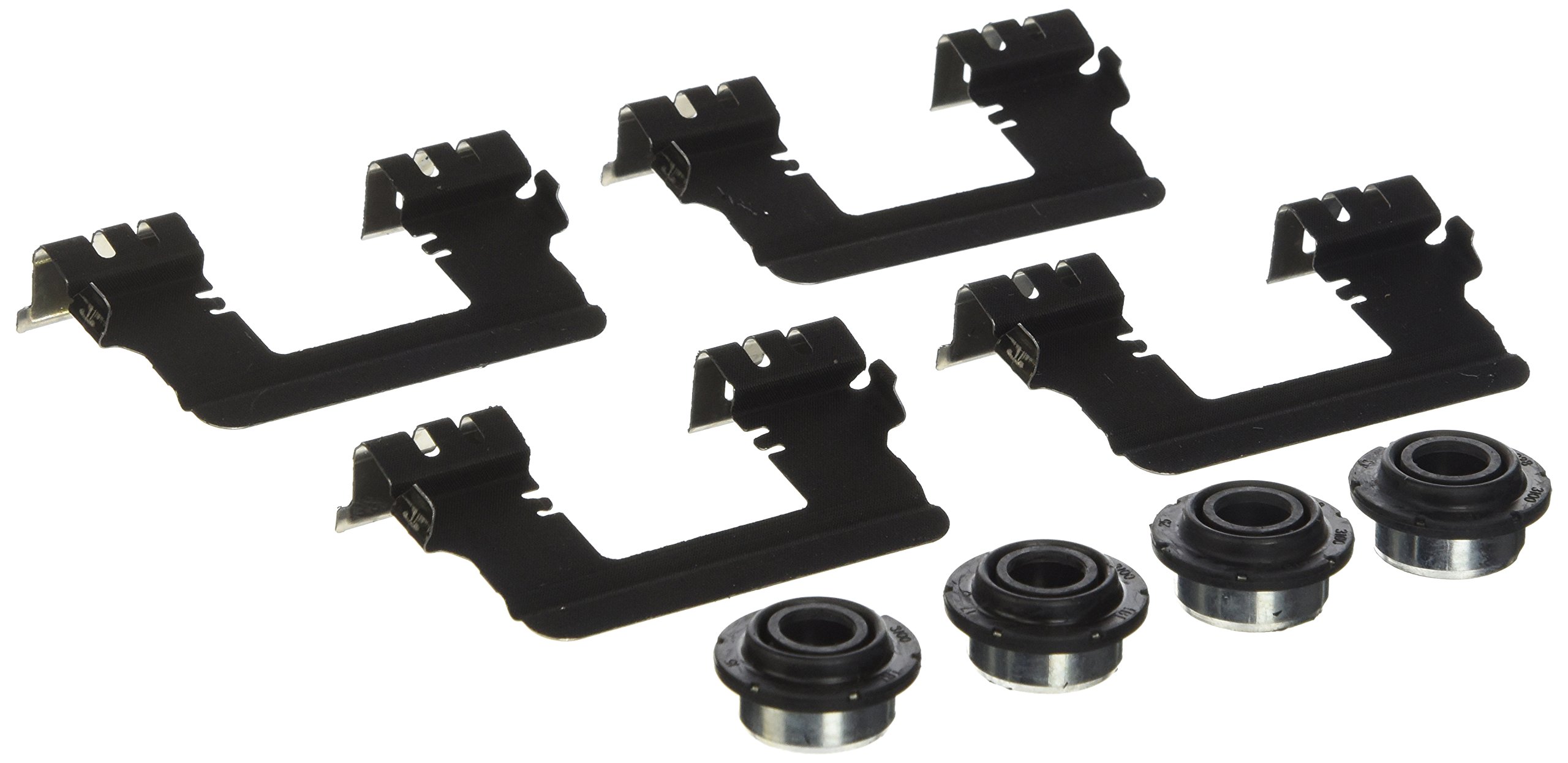H5845a Professional Grade Disc Brake Caliper Hardware Kit Silver Metal Rear Position One Size