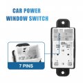 X Autohaux 93580-1e000 Car Power Window Control Switch Right Side For Hyundai Accent 2006-2009 Black