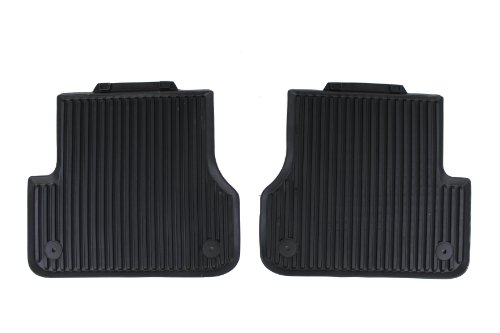 Genuine Audi Accessories 4g0061511041 Rear All-weather Floor Mat For A7 And A6 Set Of 2