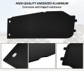 One Pair Aluminum Bed Side Doors Kit Storage Guards Rear Box Cover Panels For Can-am Maverick R Max X Rs 2024 Models