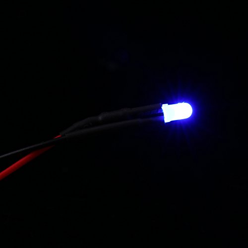 50pcs 3 5 10mm Pre-wired Diffused Led Diodes Multi Colors Light Dc 9-12vblue Light-3mm
