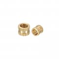 Uxce M3 X 4mm L Od And M4 L 5mm Female Thread Brass Knurled Threaded Insert Embedment Nuts 200in 1 Set