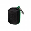 Casesack Golf Course Gps Case For Arccos Caddie Smart Sensors And Link Black With Green Zip 