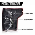 G-plus Rear Tail Lamp Light W Bulbs Wiring Harness Lh Driver Side Compatible With 2018 2019 2020 Ford F150