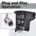 G-plus Rear Tail Lamp Light W Bulbs Wiring Harness Lh Driver Side Compatible With 2018 2019 2020 Ford F150