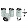 Tarpon Fishing Illustration Valve Stem Caps For Tire Rim Wheel Aluminum