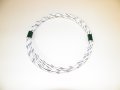 18 Ga White Gray Striped Automotive General Purpose Gxl Wire 94 O D 25 Superior Abrasion Resistance High Heat Resist Grease Oil 
