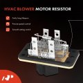 A-premium Hvac Heater Blower Motor And Resistor Assembly Compatible With Ford Vehicle F-250 Super Duty F-350 1999-2003 Front
