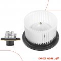 A-premium Hvac Heater Blower Motor And Resistor Assembly Compatible With Ford Vehicle F-250 Super Duty F-350 1999-2003 Front