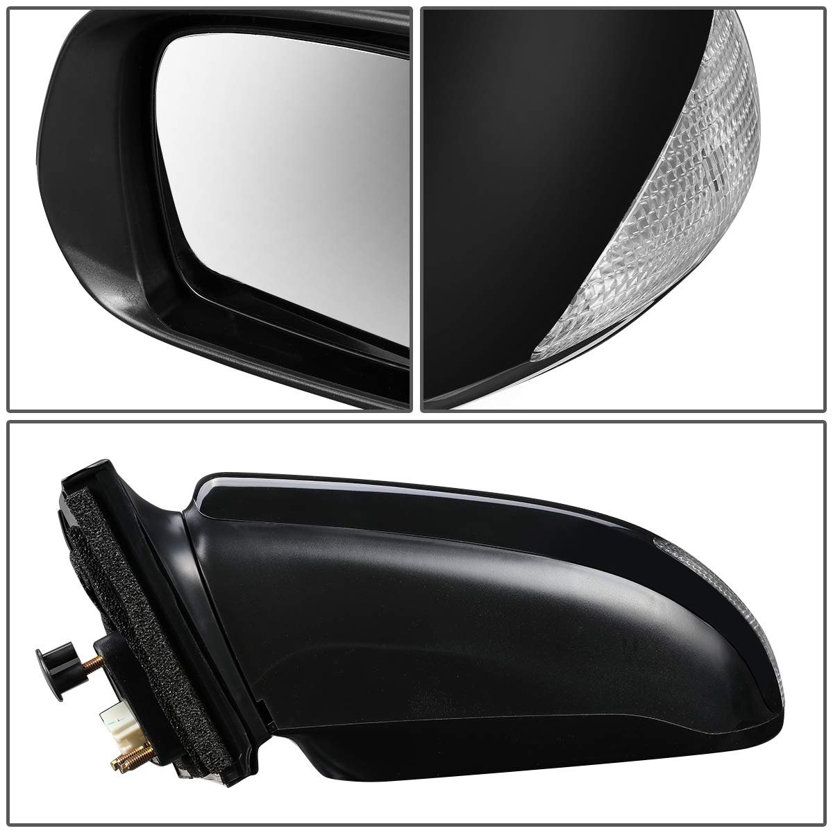 Auto Dynasty Sc1320102 Oe Style Powered Turn Signal Driver Left Side View Door Mirror For Scion Tc 05-10